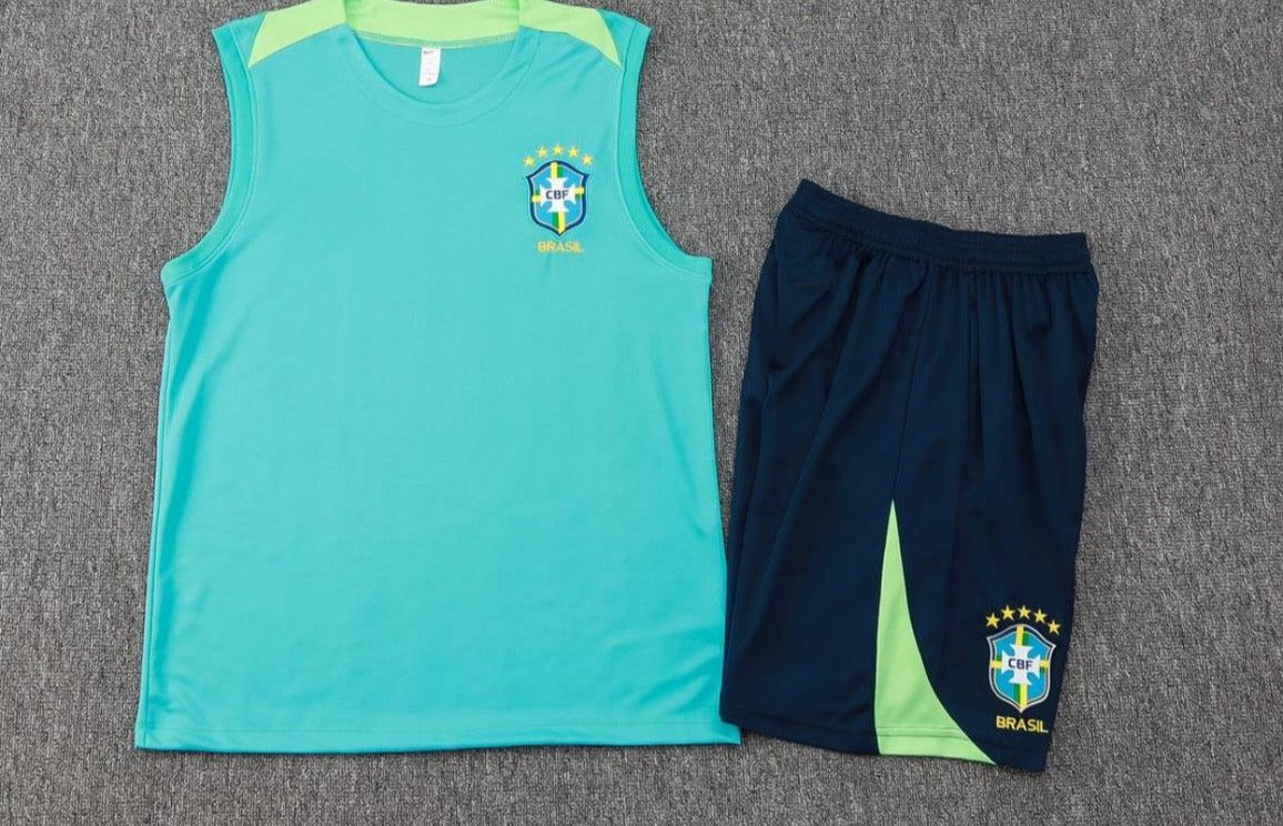 Brazilië Mouwloos Trainingssetje 24/25